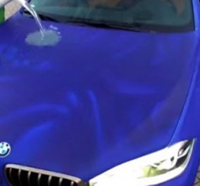 Απίθανο βίντεο: Δείτε τι γίνεται αν ρίξετε καυτό νερό σε ένα αυτοκίνητο