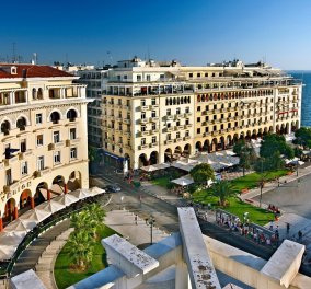 Αγαπάμε Θεσσαλονίκη! Από ψηλά ένα βίντεο - μαγεία η Πλατεία Αριστοτέλους - Drones - πλάνα 