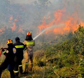 Νέα μέτωπα φωτιάς στην Αιτωλοακαρνανία