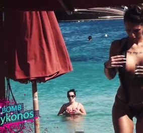 Μύκονος live: Η Miss Bomb 2015 έδειξε όλα της τα προσόντα - Σαν να έπεσε βόμβα στο νησί  