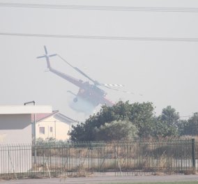 Ελικόπτερο παρά τρίχα έπεφτε σε πρατήριο βενζίνης:  Συγκλονιστικό βίντεο του Σκάι 