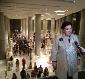 Αποκλειστικό: Τι είπε στο Εirinika χθες με πανσέληνο η ΥΠΠΟ Μαρίνα Λαμπράκη - Πλάκα μέσα στο Μουσείο της Ακρόπολης (Φωτό - Βίντεο)