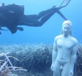 Η υποβρύχια ομορφιά της Σάμου σε ένα βίντεο από το ναυάγιο Πηνελόπη  