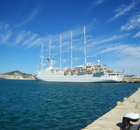 Βίντεο: Το Club Med 2 έφθασε σήμερα το πρωί στον Πειραιά - Δείτε την άφιξη του! 