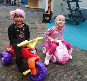 Η συγκινητική ιστορία των 4χρονων Ava & Penny: Mε όπλο τη φιλία τους προσπαθούν να νικήσουν τον καρκίνο