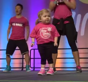 Smile είναι Κυριακή! 4χρονη μικρούλα χορεύει Zumba σε διεθνή διαγωνισμό & τρελαίνει κόσμο 