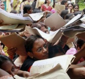 Πονοκέφαλος στην Ινδία: 2,3 εκατ. αιτήσεις για 368 θέσεις εργασίας στο δημόσιο! 3 χρόνια για να τις εξατάσουν   