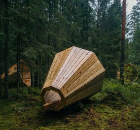 Καταπληκτικό! Έφτιαξαν γιγαντιαία ηχεία & στέλνουν τον ήχο του δάσους στην πόλη  - η ιδέα για βραβείο των Εσθονών 