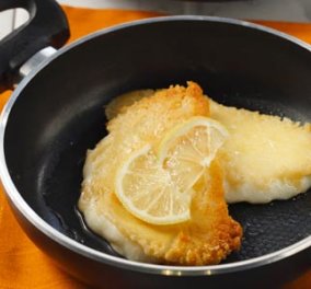 Φτιάχνουμε μεζέ μούρλια: Μαστέλο σαγανάκι με μαστίχα και λεμόνι