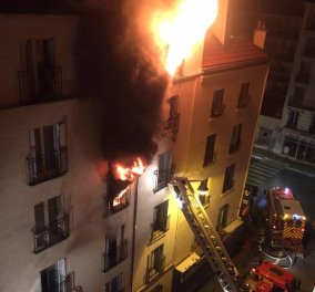 Νύχτα τρόμου στο Παρίσι με πυρκαγιά: Κόστισε τη ζωή σε 8  - 2 παιδιά ανάμεσα τους 