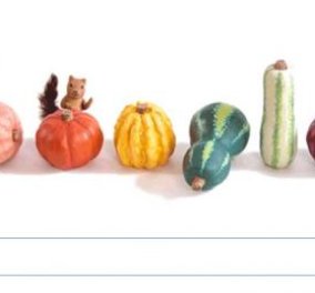 Η Google γιορτάζει την πρώτη ημέρα του φθινοπώρου 2015 με ένα doodle ... veggie‏