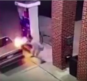 Αν έχεις τύχη... διάβαινε: Νεαρός έβαλε φωτιά σε βενζινάδικο προσπαθώντας να εξοντώσει μια αράχνη!