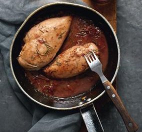 Ένα φανταστικό κοτόπουλο για σήμερα: Με ρόδι, μουστάρδα, δενδρολίβανο