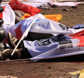97 νεκροί, δεκάδες τραυματίες στο μακελειό της Αγκύρας - τον Ερντογαν δείχνουν οι Κούρδοι ως υπεύθυνο για την τραγωδία