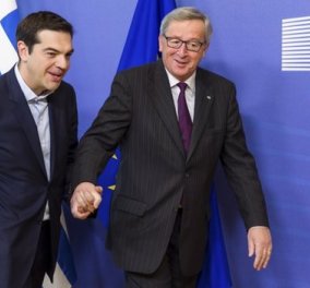 Γιούνκερ: "Εμπιστεύομαι τον Αλέξη - Η Ε.Ε. θα βοηθήσει την Αθήνα να υλοποιήσει τα συμφωνημένα"‏