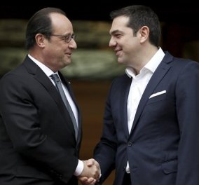 Ολάντ: Η Γαλλία θα είναι στο πλευρό της Ελλάδας - Στις 12 η ομιλία του στη Βουλή 