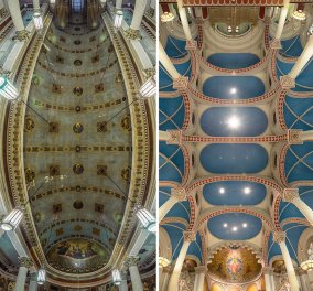Εντυπωσιακές, επιβλητικές, πανέμορφες, κάθετες όψεις Νεουορκέζικων εκκλησιών - Τέχνη στη νιοστή