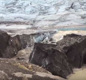 Βίντεο: live αποκολλάται ένα γιγαντιαίο κομμάτι από τον παγετώνα 10.000 ετών του Game of Thrones 
