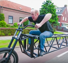 Ιδού το 35 μέτρων Ολλανδικό ποδήλατο που μπήκε στο Βιβλίο Γκίνες- (Βίντεο)