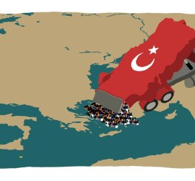 Το εκπληκτικό σκίτσο του Δημήτρη Χαντζόπουλου: Η κατάσταση ανάμεσα στην Ελλάδα & Τουρκία