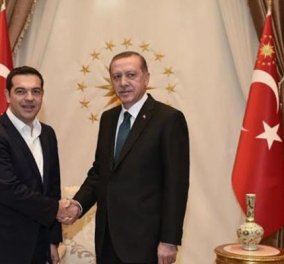  Με τον Τούρκο Πρόεδρο Ρετζέπ Ταγίπ Ερντογάν συναντήθηκε ο Έλληνας Πρωθυπουργός Αλέξης Τσίπρας