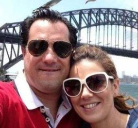 Εύχονται σε Νίκους & Νικολέτες με selfie το ζεύγος Άδωνις Γεωργιάδης και Μανωλίδου