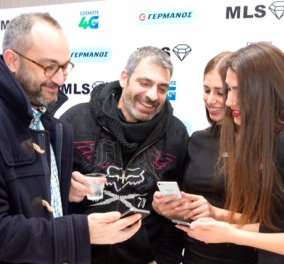 Σερβετάς & Κιούσης με το MLS Diamond 4G, το πιο λεπτό Smartphone με οθόνη 5’’, πήγαν στον Γερμανό