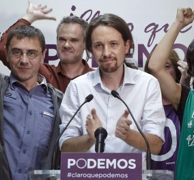 Πάμπλο Ιγκλέσιας - αρχηγός του Podemos: Ιστορική στιγμή για την Ισπανία - Νέα πολιτική εποχή  
