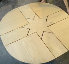 Βίντεο: Ένα τραπέζι - έργο τέχνης - Παίρνει οποιοδήποτε σχήμα θέλουμε στο λεπτό!  