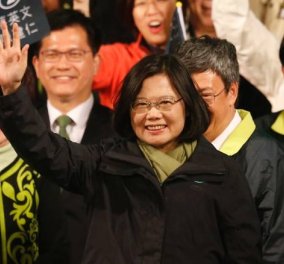 Αυτή είναι η πρώτη γυναίκα πρόεδρος στην Ταϊβάν - με συντριπτική πλειοψηφία η εκλογή της