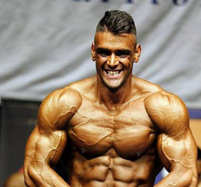 Παγκόσμια διάκριση στο bodybuilding: 3ος στον κόσμο ο 23χρονος Βασίλης Βράχνης από την Ηλεία 