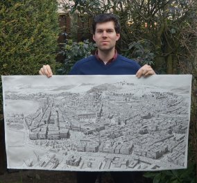 O νεαρός Stefan έχει μία μοναδική ικανότητα - Ζωγραφίζει εντυπωσιακές πόλεις από μνήμης