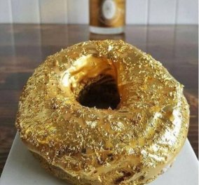Ολόχρυσο ντόνατ! Με βρώσιμο χρυσό 24 καρατίων πουλιέται στη Νέα Υόρκη σε τιμή ρεκόρ