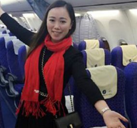 Νεαρή υπερτυχερή Κινέζα ταξίδεψε στο αεροπλάνο ολομόναχη με πιλότους και αεροσυνοδούς  συνεπιβάτες - Φωτό & βίντεο