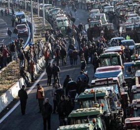  Νέος γύρος αγροτικών κοινοποιήσεων: Κλειστά τα  Τέμπη  και στους παράδρομους - Νέα μπλόκα σε Αλμυρό και Κρήτη  
