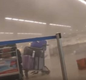 Βίντεο - Ντοκουμέντο μέσα από το αεροδρόμιο αμέσως μετά την έκρηξη