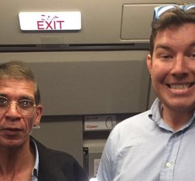 Αν τον είχατε γιο...: 26χρονος επιβάτης πόζαρε με τον αεροπειρατή της Λάρνακας - Η καλύτερη selfie ever...