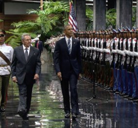 Όλες οι φωτό από την ιστορική συνάντηση Μπαράκ Ομπάμα & Ραούλ Κάστρο 
