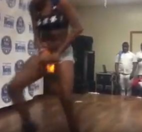Τρομερό: Νεαρή γυναίκα συμμετείχε σε διαγωνισμό χορού και... πήραν φωτιά τα γεννητικά της όργανα