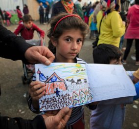 Αποκρυπτογραφώντας την ζωγραφιά μιας προσφυγοπούλας