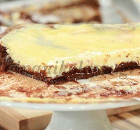 Η γλυκιά αμαρτία της ημέρας από την Ντίνα Νικολάου: Καταπληκτικό Brownies Cheesecake
