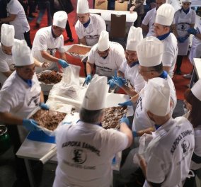  Καριόκα 380 κιλά έφτιαξαν 24 ζαχαροπλάστες στην Ξάνθη - "Χτυπάνε" άνετα ρεκόρ Γκίνες