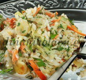 Λαχανόρυζο «Πολίτικο» με καρότα και μυρωδικά από την καταπληκτική μας σεφ Ντίνα Νικολάου