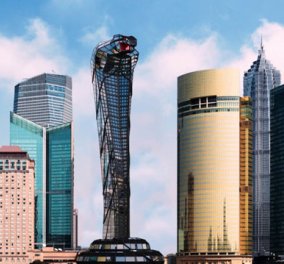 Ένα θαύμα της αρχιτεκτονικής δεσπόζει στην Ασία - Συγκλονιστικός ουρανοξύστης σε σχήμα κόμπρας δημιούργημα Ρώσου αρχιτέκτονα