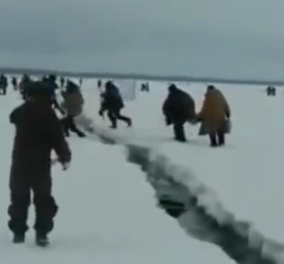  Όταν έσπασε ο πάγος της λίμνης... Οι ψαράδες & η ηράκλεια προσπάθεια να γλυτώσουν τον πνιγμό  