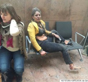  Η ιστορία της γυναίκας με τα σκισμένα ρούχα στην φωτογραφία από τις επιθέσεις στις Βρυξέλλες 
