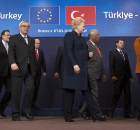 Aυτό είναι το σχέδιο της Συνόδου Κορυφής για το προσφυγικό: Τα 6 σημεία - κλειδί της συμφωνίας με την Τουρκία
