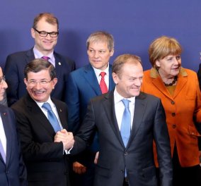 Το κοινό ανακοινωθέν των 28 ηγέτων της Ε.Ε μετά την ολονύχτια Σύνοδο Κορυφής για το προσφυγικό  