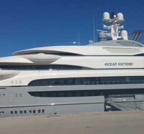 Ocean Victory: Η θαλαμηγός Ρώσου μεγιστάνα με 7 καταστρώματα & 6 πισίνες - Στη Ρόδο εντυπωσιακό Ορθόδοξο Πάσχα-  Φώτο 