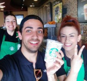 Μade in Greece ο Χαρίτος Μουντουφάρης: Η Starbucks διάλεξε το σχέδιό του από 350 για τα tall της
